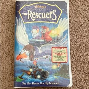 The Rescuers VHS tape unopened